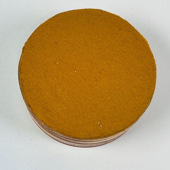 Handmade Hand Turned Wooden 3.5" Bowl,Trinket Box With Lid Fetl Bottom - Picture 6 of 9